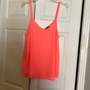 NWOT Torrid flowy neon orange tank
